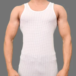 Men's all ribbed vest sleeve less m60